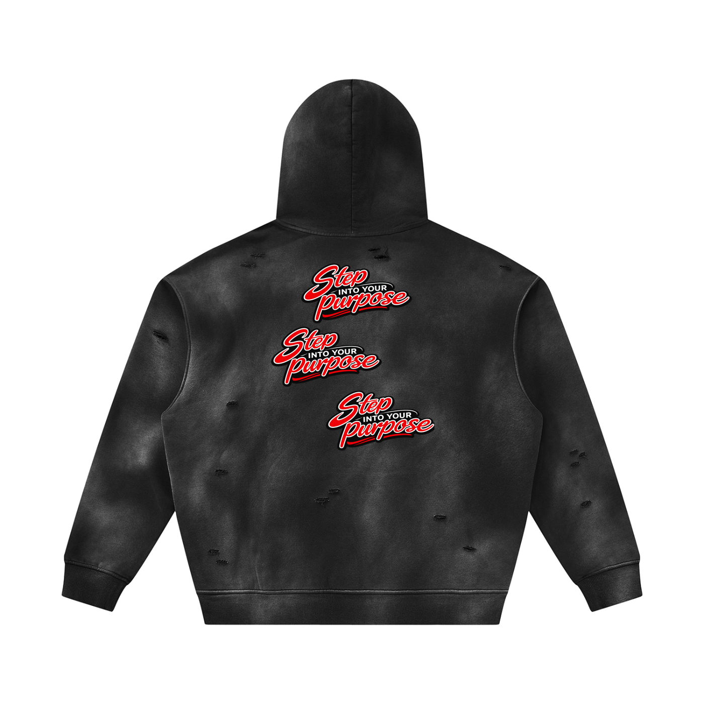 "Step Into Your Purpose"  Fleece Hoodie