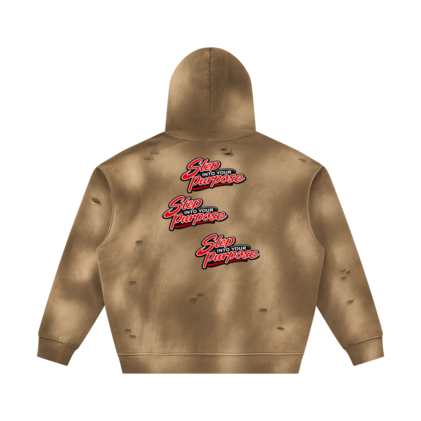 "Step Into Your Purpose"  Fleece Hoodie