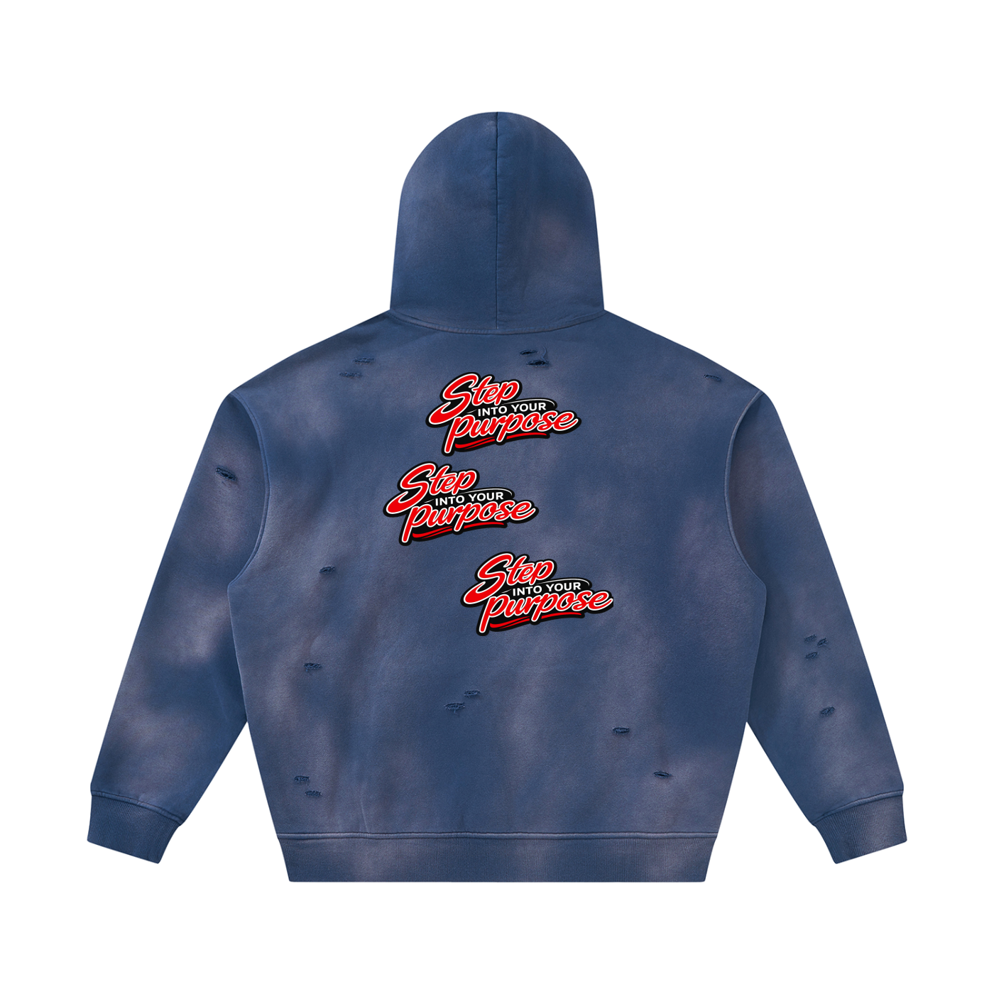"Step Into Your Purpose"  Fleece Hoodie
