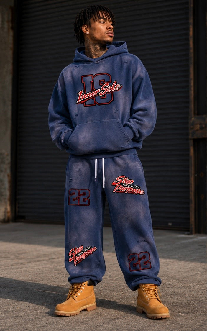 "Step Into Your Purpose"  Fleece Hoodie