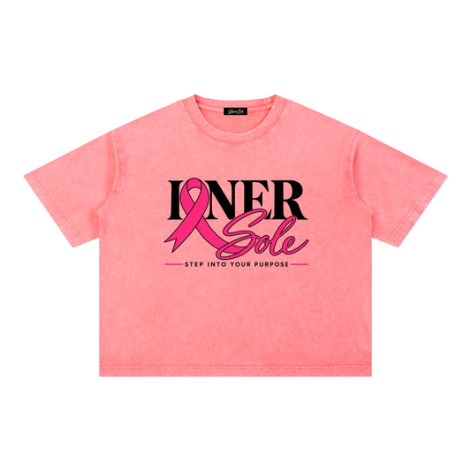 "Pink With Purpose" Boxy Cotton T-Shirt