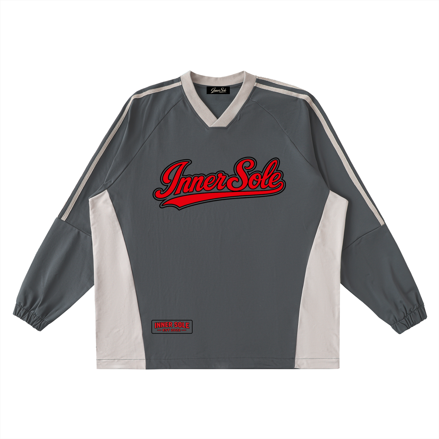 INNER SOLE V-Neck Long-Sleeve T-Shirt